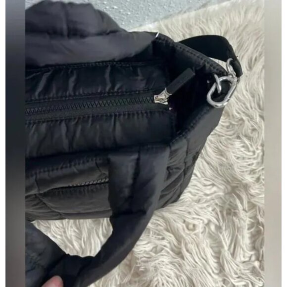 LULULEMON Black Quilted Grid Tote Bag Mini 5L - Picture 4 of 7